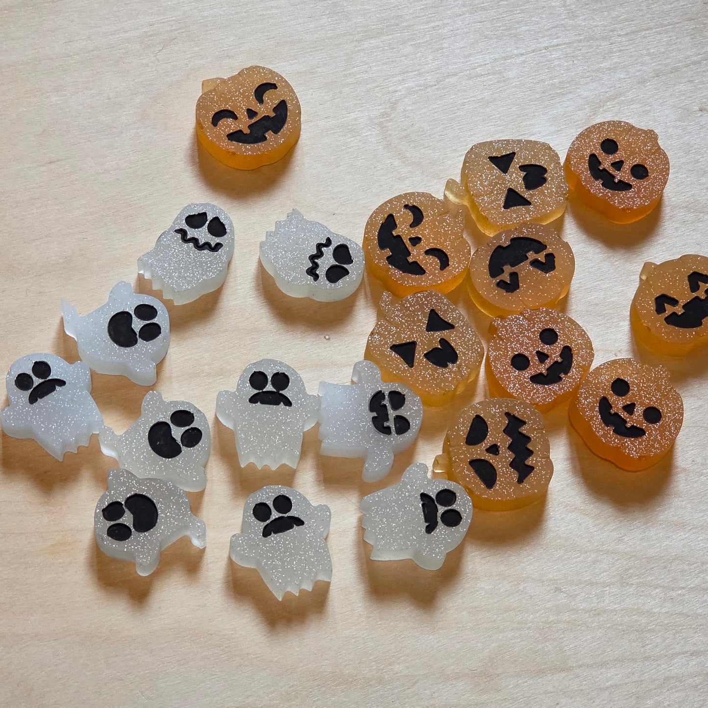 Pumpkin and ghost counters
