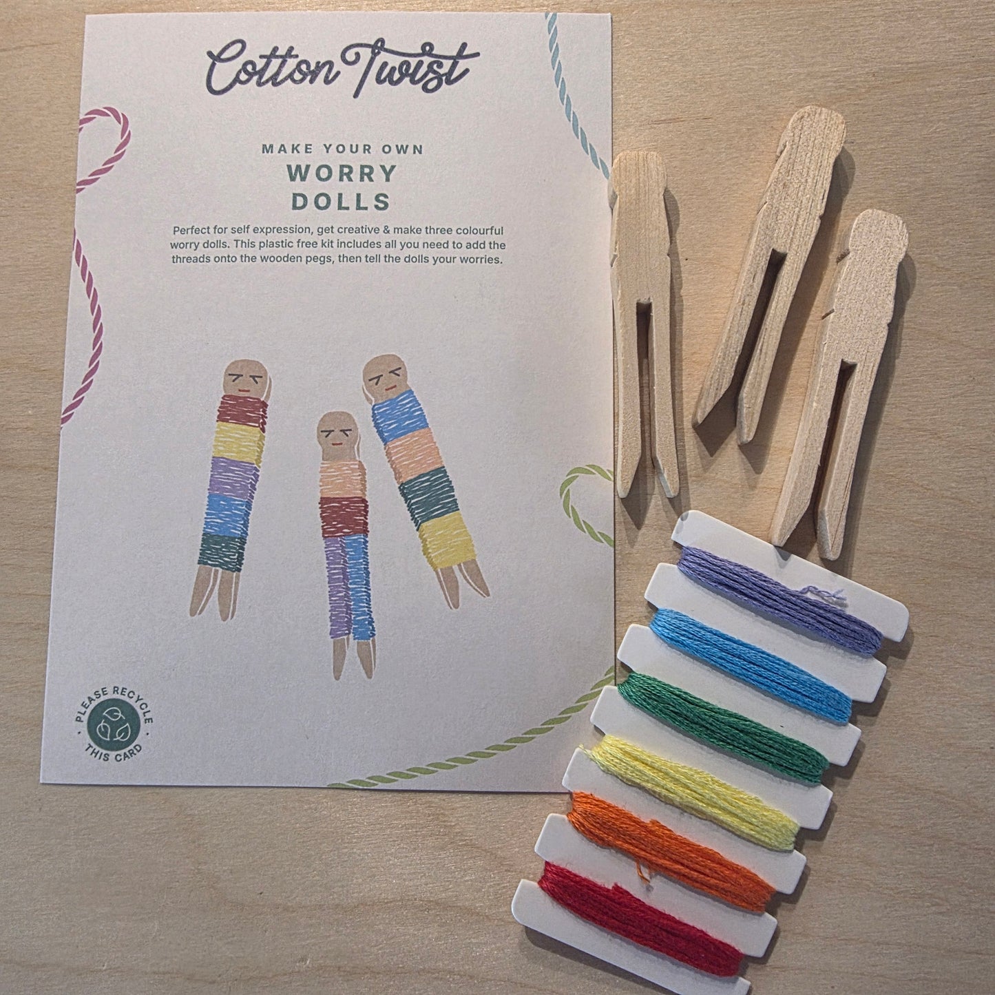 Make your own Worry Dolls