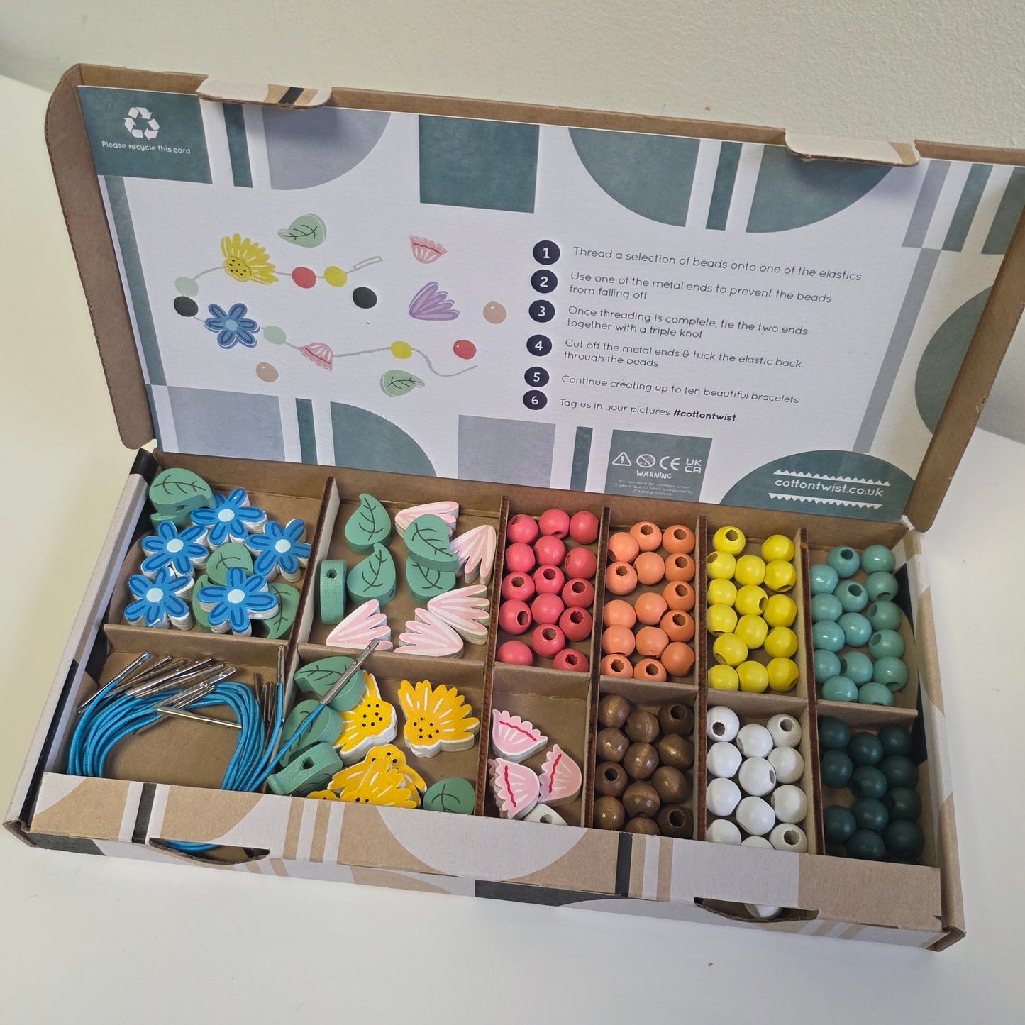 Wildflower bracelet making kit